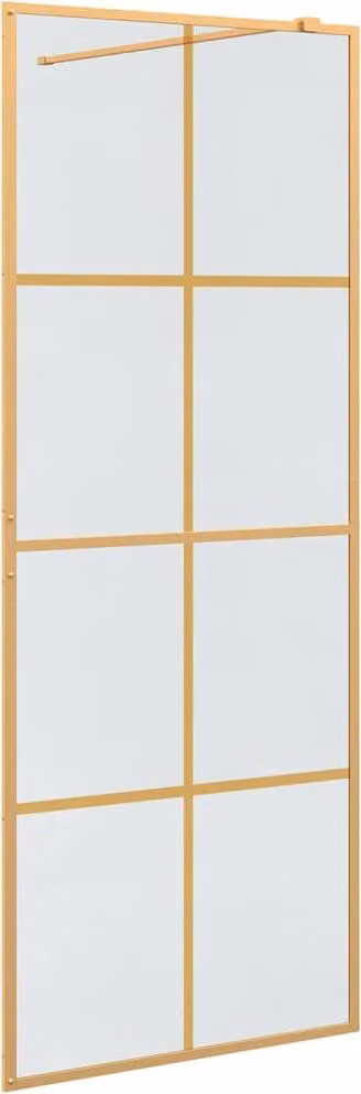 Parete Doccia Walk-in Oro 80 x 195 cm vetro temperato
