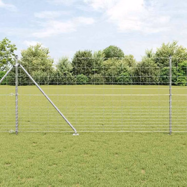 Maison Exclusive - Palo della recinzione Zincato 25 x 1,2 m Acciaio