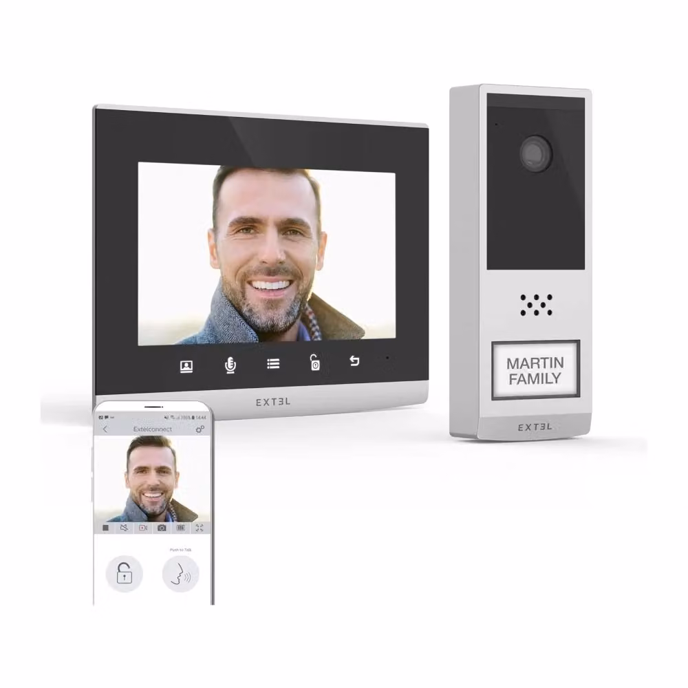 Videocitofono wireless Extel con schermo da 6 pollici e connessione Wi-Fi – 2