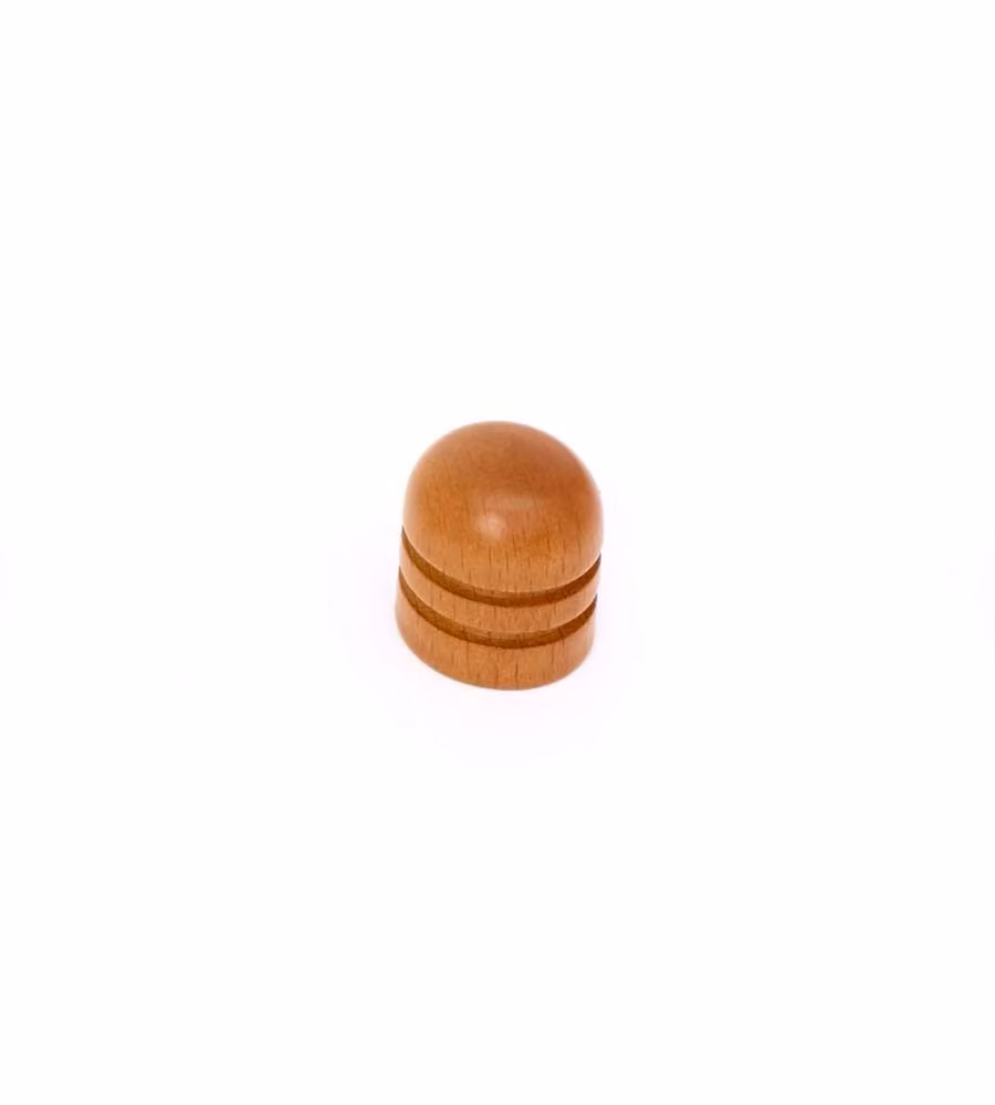 Pomolo cilindro stondato noce diametro 20 mm