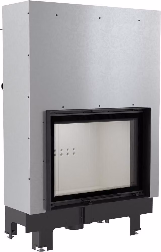 Inserto camino ad acqua KRATKI MBA 17 kW Ø 200 con porta scorrevole