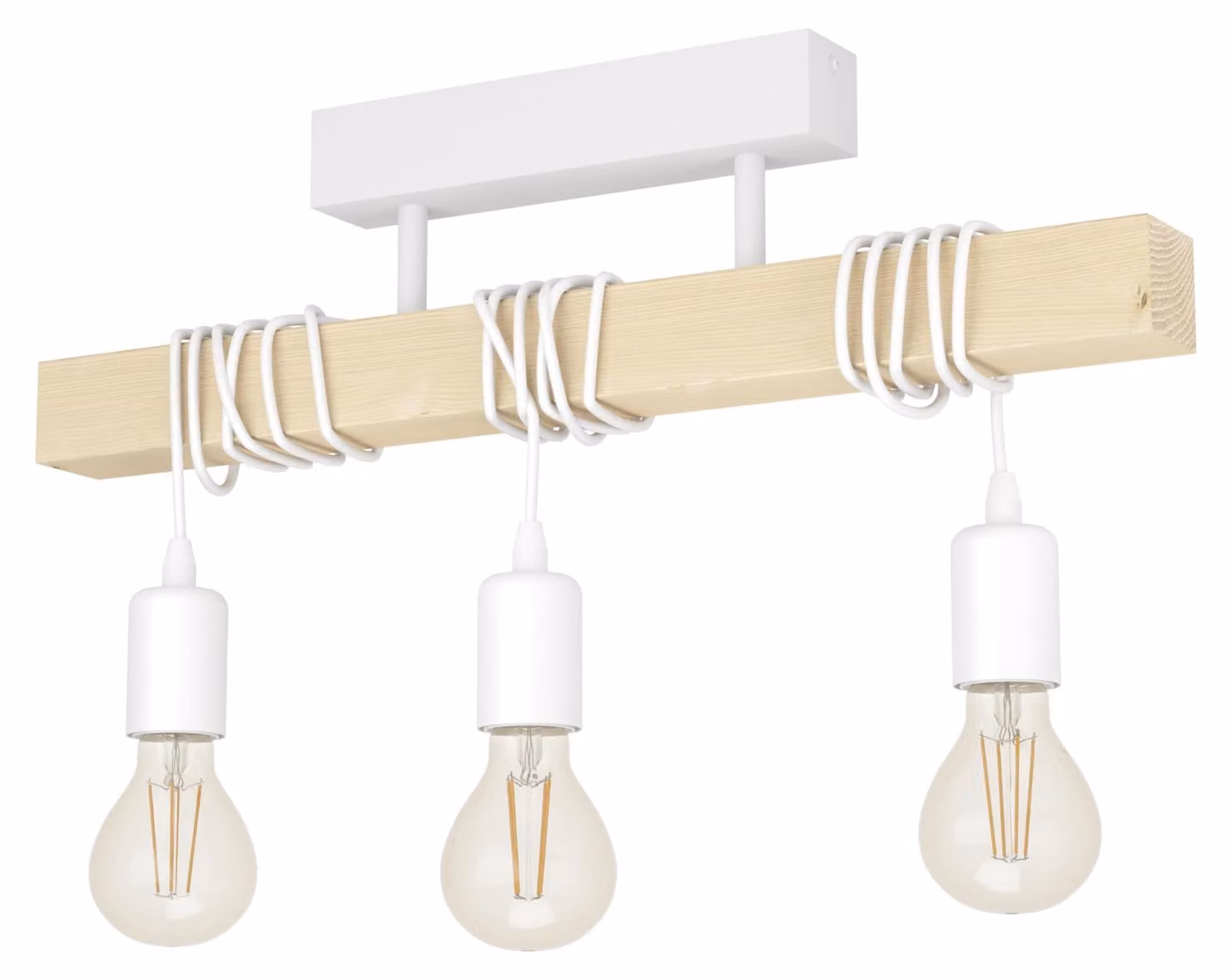 TOWNSHEND Lampada da parete/soffitto Illuminazione - L55 x L10,5 x H26,5 cm - bianco - 3X60W escl. - IP20