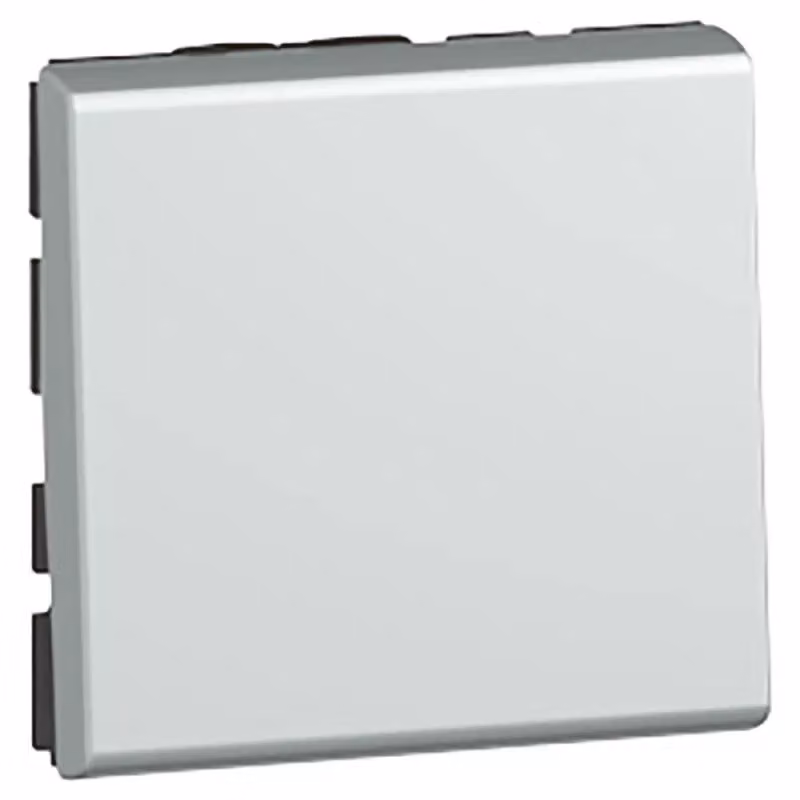 Interruttore a croce Legrand da 10 A con morsetti a vite, colore: alluminio 079221