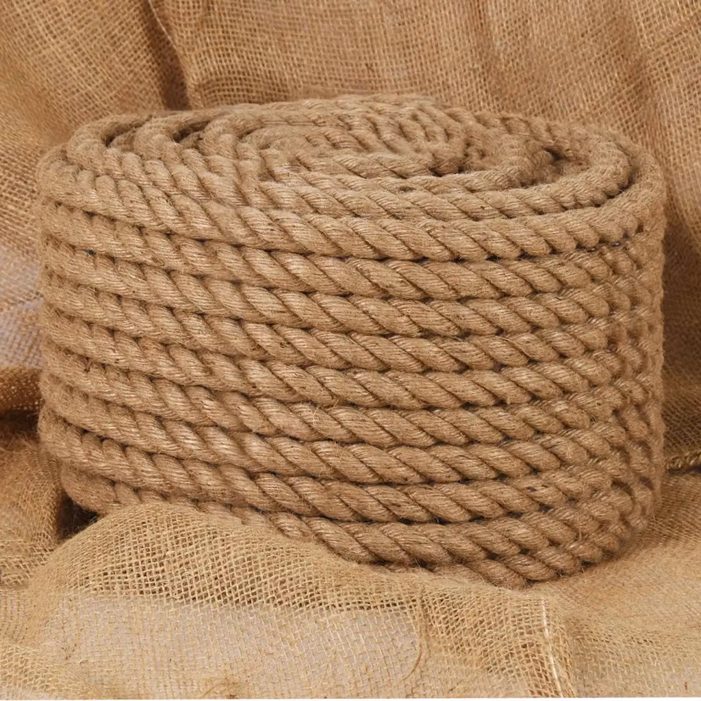 Corda in juta marrone vidaXL lunga 25 m e spessa 20 mm