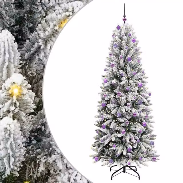 Albero di Natale | Decorazioni natalizie artificiale con 300 LED Bianco 240 cm