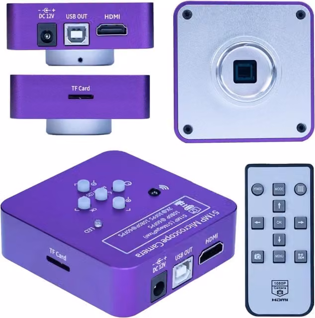 Camera Microscopica Panasonic Pink PRO KMPPP-HDMI-USB 51MP con Risoluzione 4K, Connessioni HDMI e USB – 1