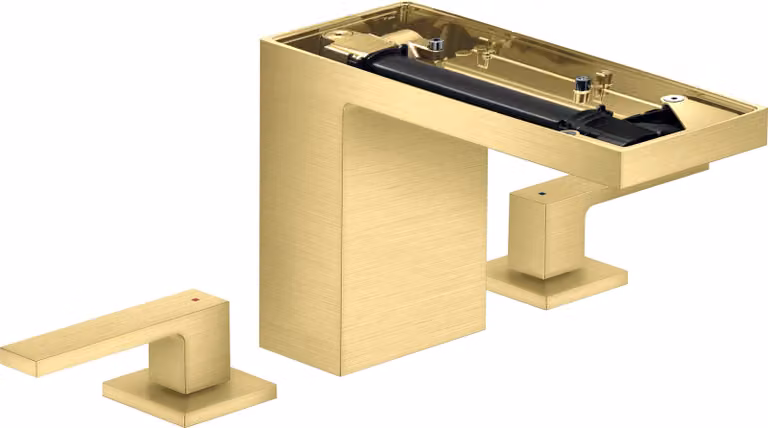 hansgrohe AXOR MyEdition Mitigeur de lavabo 3 trous 110, avec vidage Push-Open, sans plaque, saillie 150mm, 47072950, 47072950