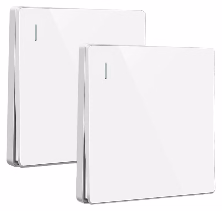 Interruttore unipolare a due vie, bianco, da incasso, 10A, 250V