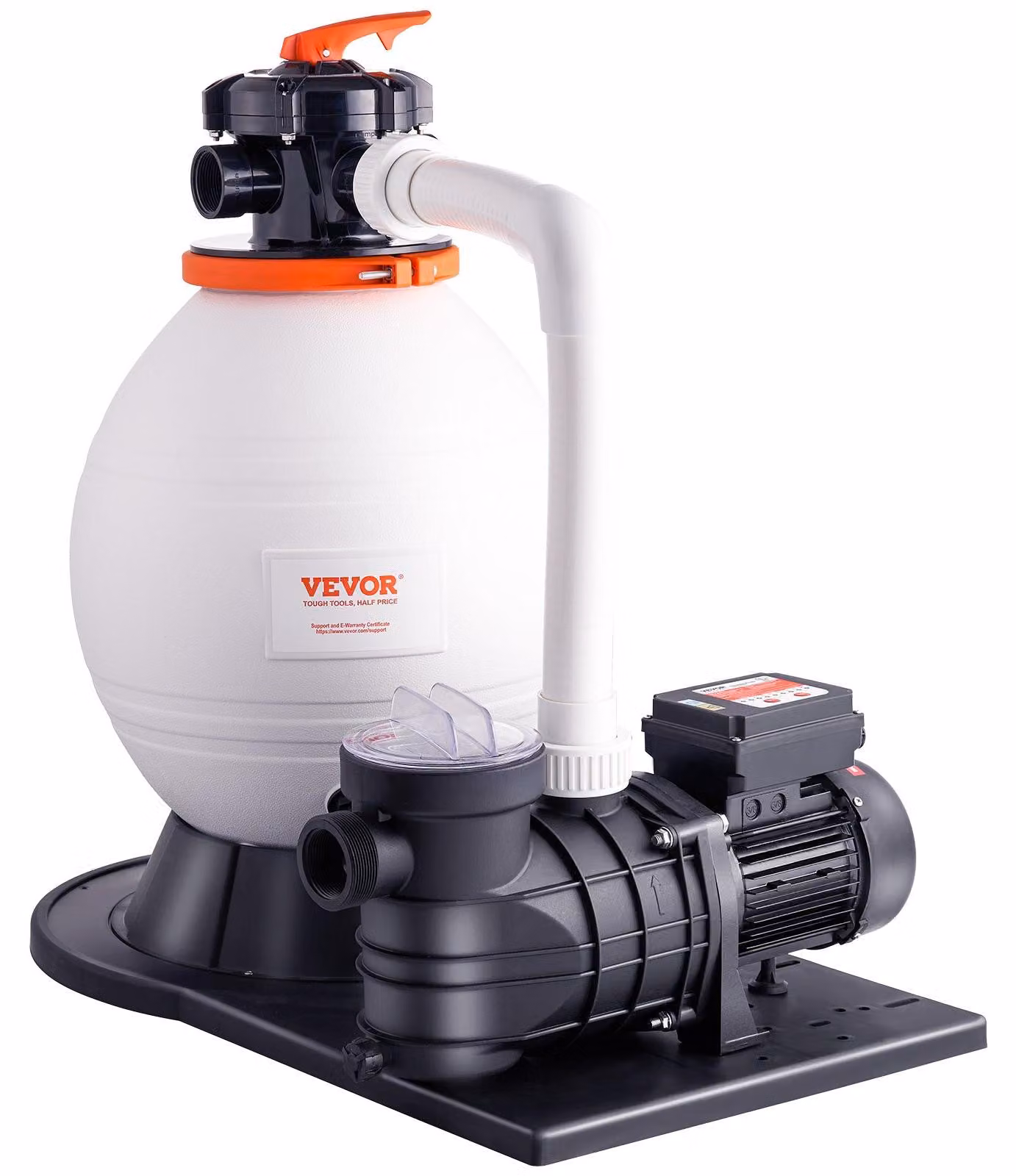 Pompa filtrante per piscine fuori terra, 850W, con valvola a 6 vie