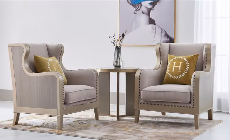 Sofagarnitur Garnitur 3tlg Set 2x Sessel Beistelltisch Tisch Sofa Garnitur Sets