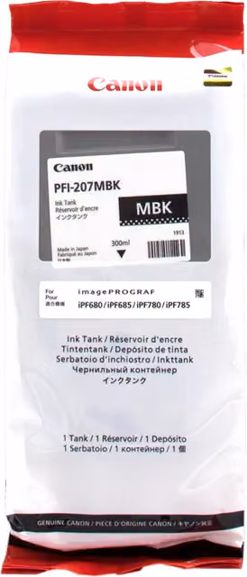 Canon Large Format Canon PFI-207 MBK Cartucce opaco nero