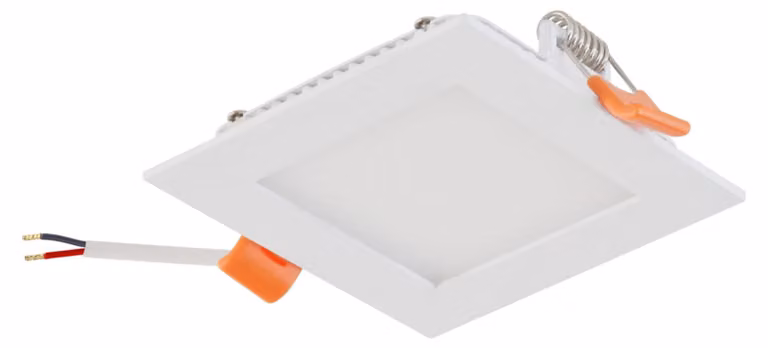 Pannello LED da incasso bianco 5W 93x93 mm - Plafone LP QW 093502