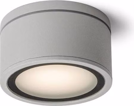 MERIDO soffitto grigio argento 230V GX53 11W IP54