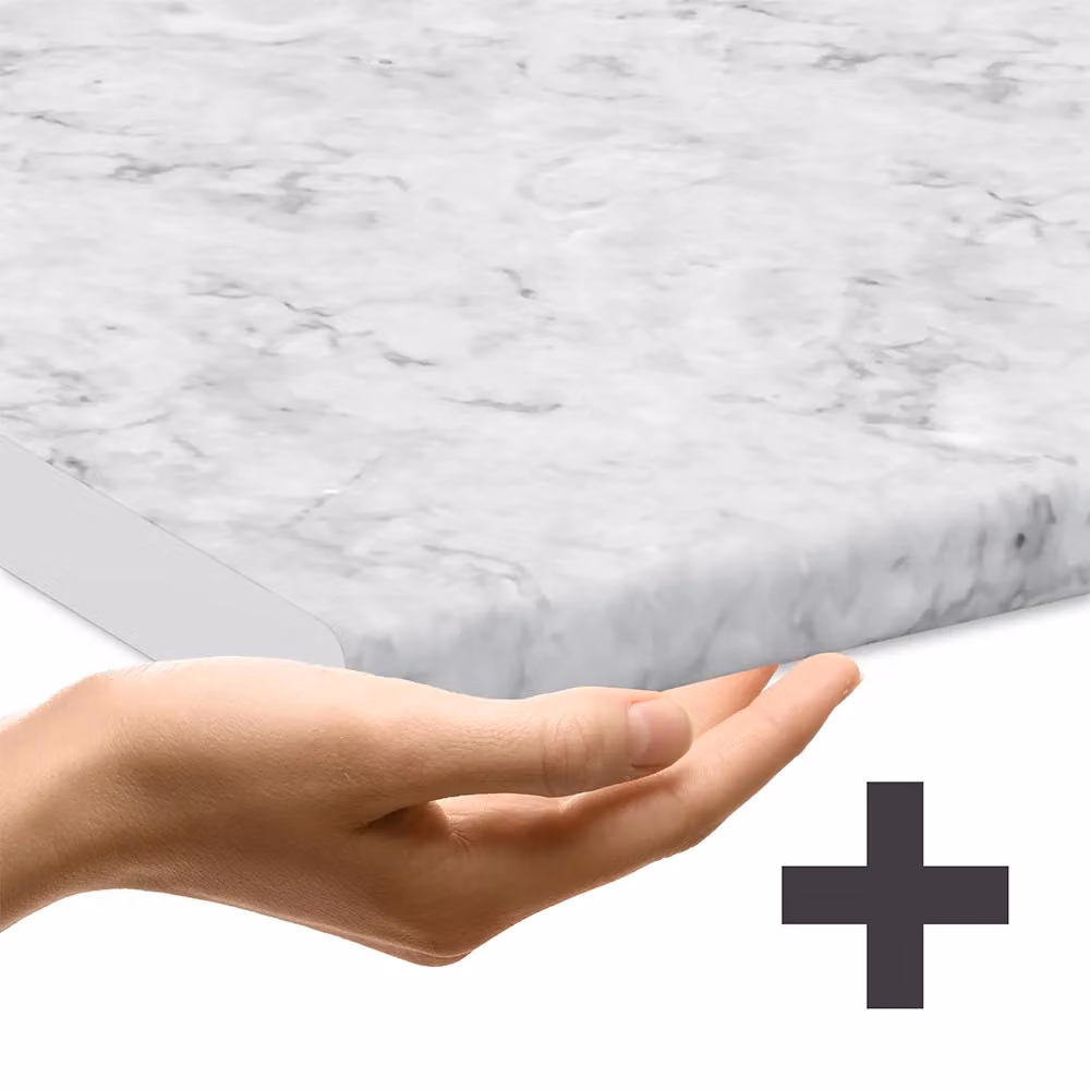 Pannello frontale R-Line Vicco effetto Calcestruzzo e Bianco, Larghezza: 60 cm – 2