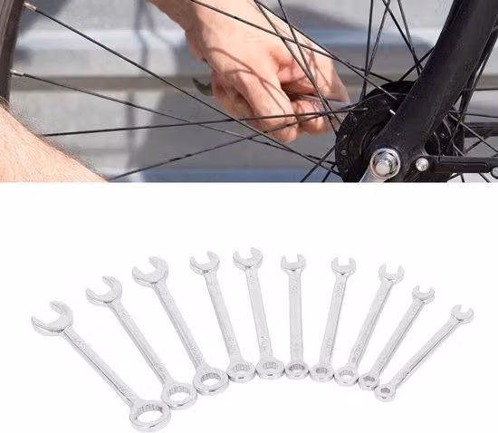 Set di utensili flessibili - 10 pezzi - Acciaio inossidabile - Angolo di 15 gradi - Design ergonomico - Include una custodia per il trasporto