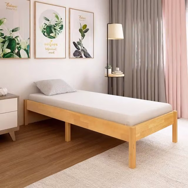 Giroletto in Legno Massello di Rovere 90x200 cm 288476
