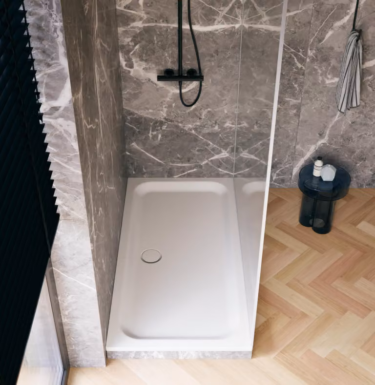 Receveurs de douche rectangulaires BetteSupra avec BetteGlasur Plus, 1700x1000x65mm, 5807-440PLUS, 5807-440PLUS