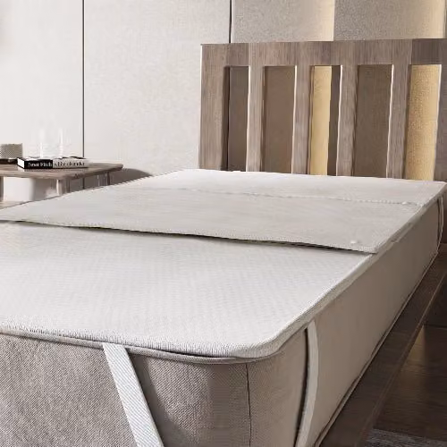Coprimaterasso Anallergico e Antibatterico Impermeabile con 3 Traverse Rimovibili L/P: 170 x 190 cm – 1