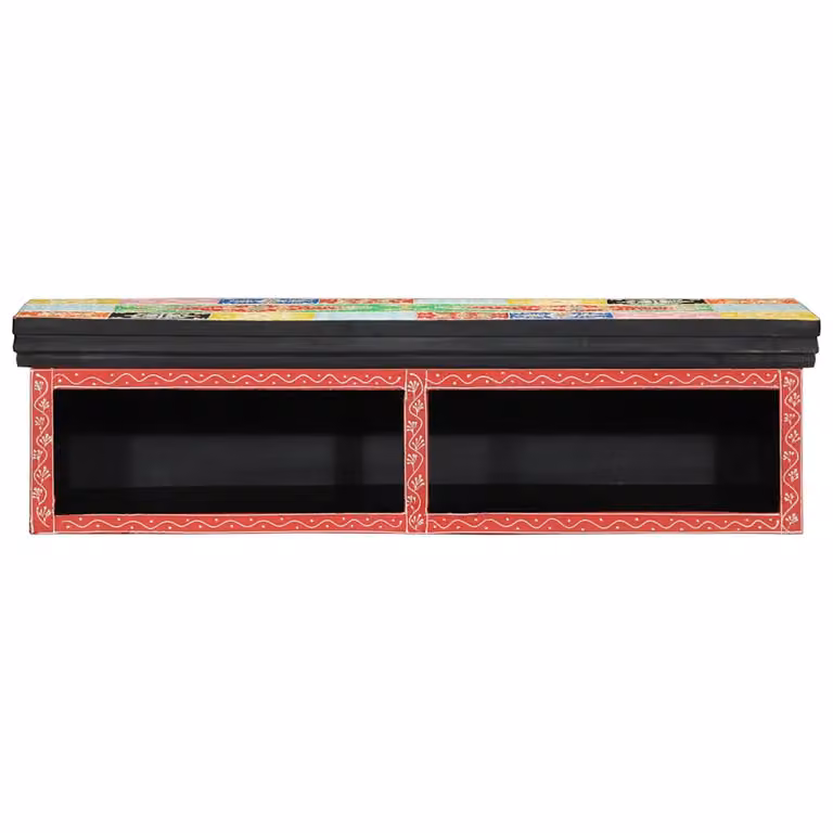 Mobile TV vidaXL Multicolore in Legno MDF con Design Moderno L 80 cm x P 30 cm x H 22 cm