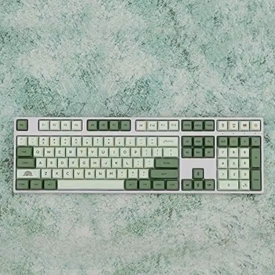 124 tasti PBT-keycaps, profilo XDA, insieme di tasti per tastiera meccanica