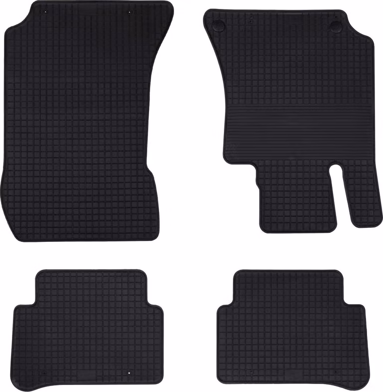 Tappetino per Auto 4 pcs Nero adatto per MERCEDES E 2009-2016