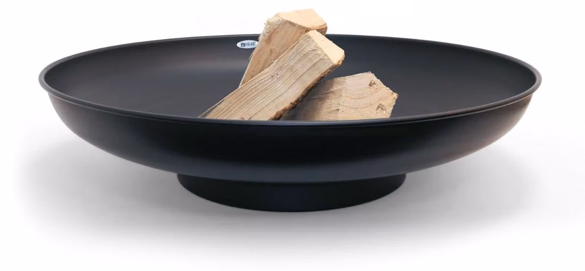 HEAT - Braciere classico, diametro 80 cm, colore nero