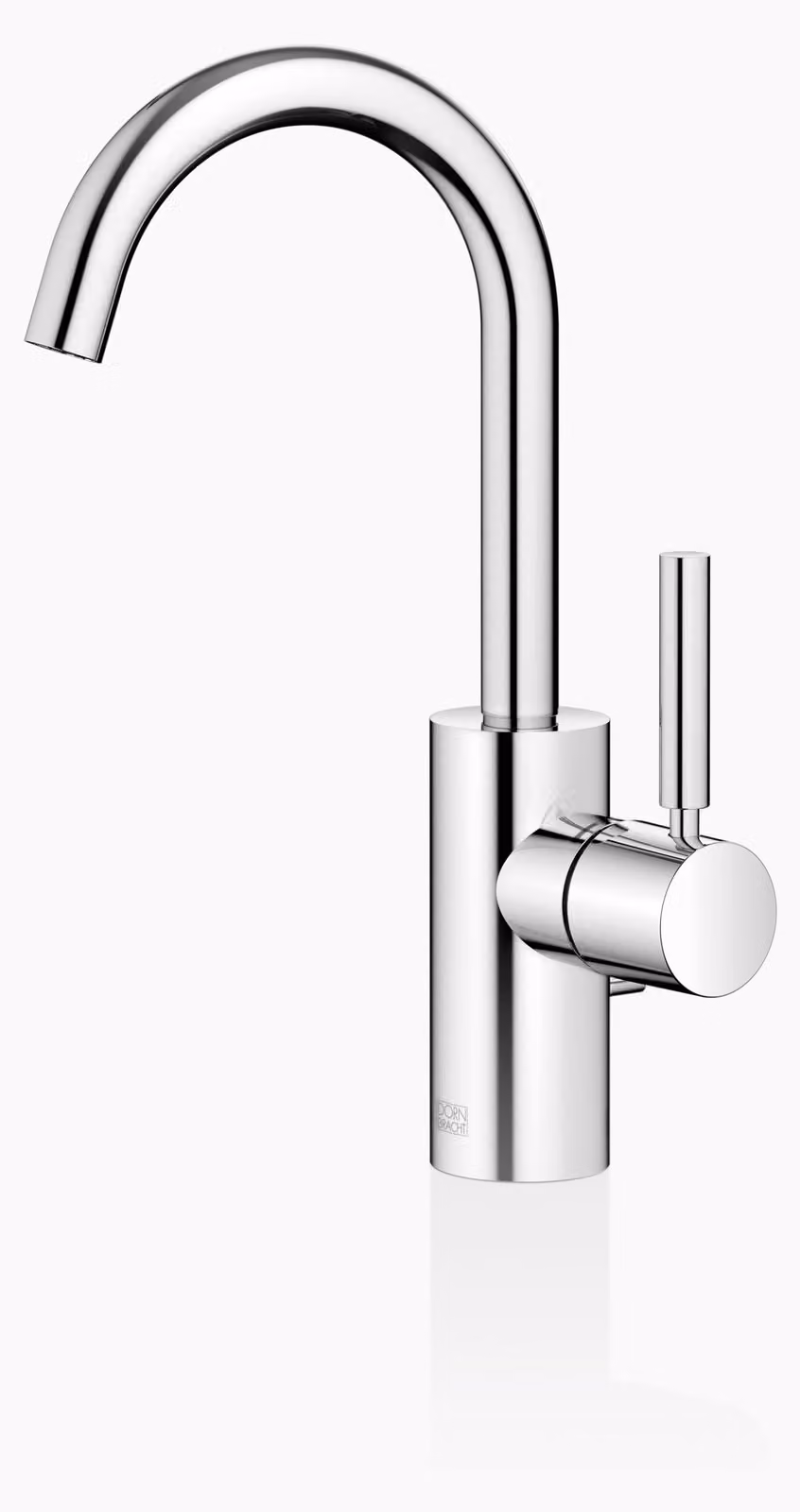 Dornbracht META Mitigeur monocommandé pour lavabos avec vidage, saillie 123mm, bec orientable 360, 33510661-00, 33510661-00