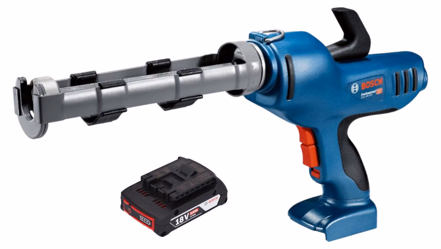 Bosch GCG 18V-310 Pistola a cartuccia professionale a batteria 18 V 310 ml 3,5 kN + 1x batteria ricaricabile 2,0 Ah - senza caricatore