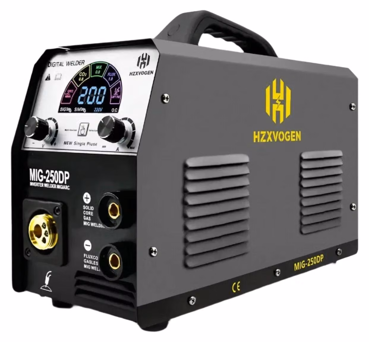Hzxvogen - Saldatrice - Saldatrice elettrica - 5 in 1 - MIG/MAG/TIG/MMA - Saldatrice semiautomatica