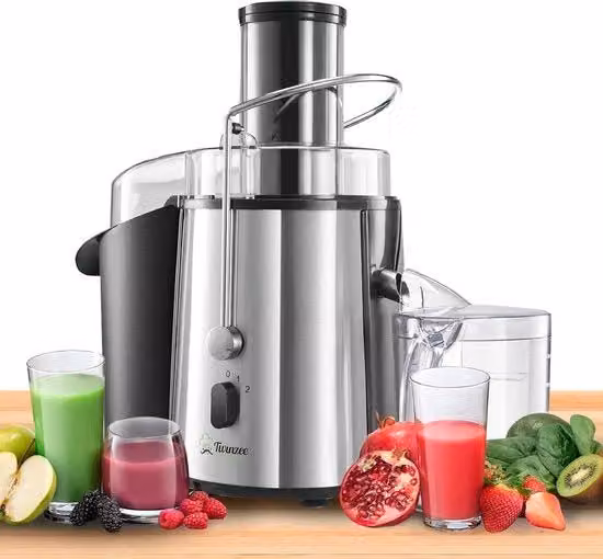 Centrifuga per arance e agrumi per frutta e verdura, apertura ampia