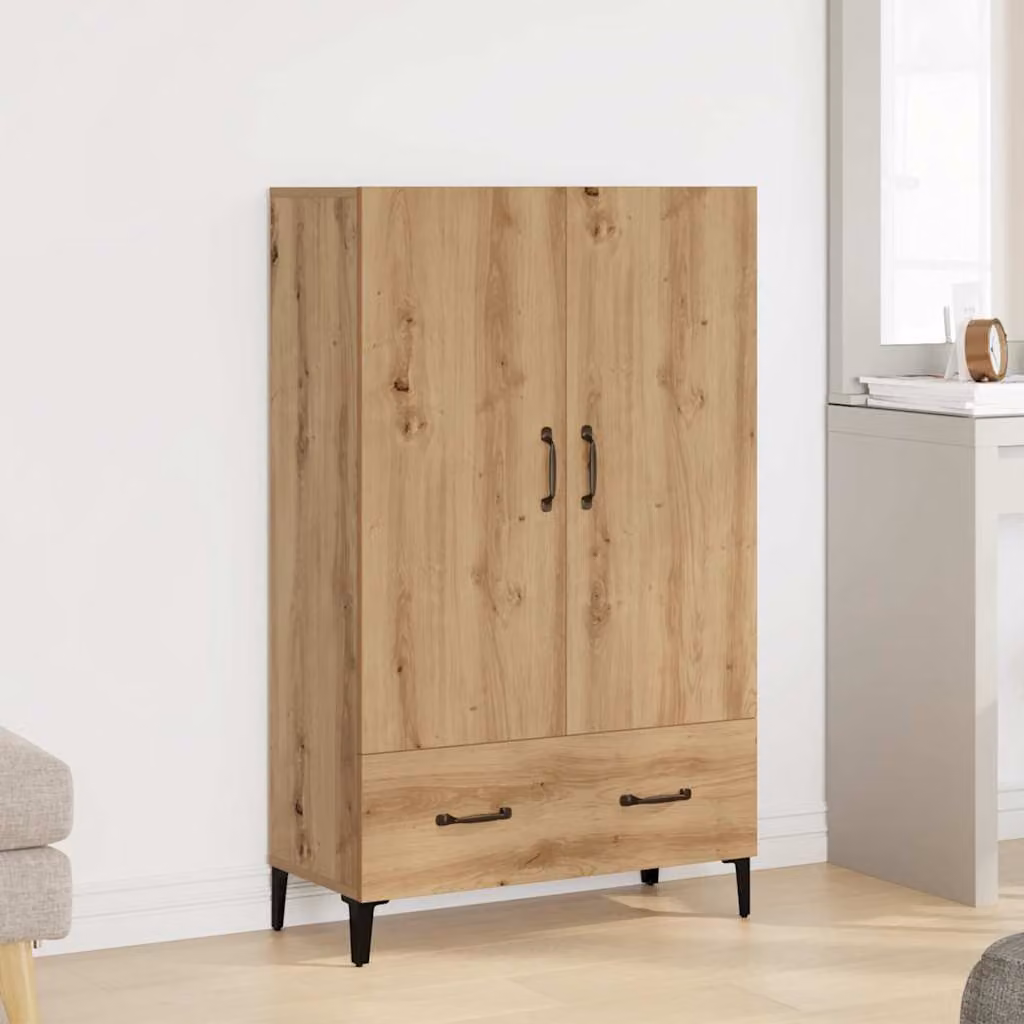 Credenza moderna vidaXL in legno marrone per sala da pranzo L: 70 cm, P: 31 cm, H: 115 cm