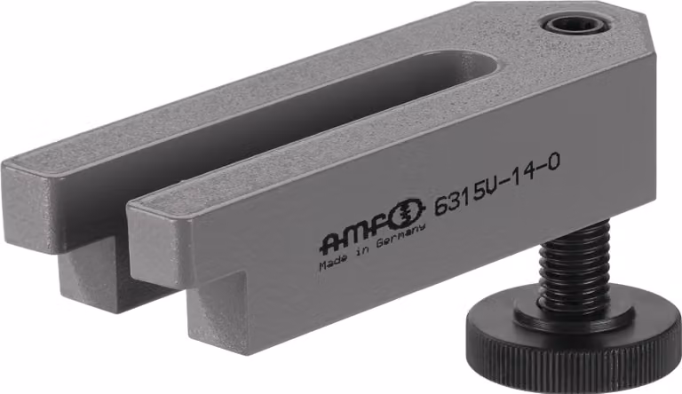 AMF Braccio di serraggio n. 6315V 16+18 a gradini con vite di supporto regolabile - 71191