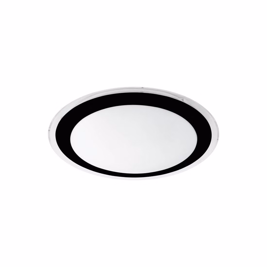 Lampada da soffitto a LED in acrilico nero lampada da soffitto rotonda Eglo 99404