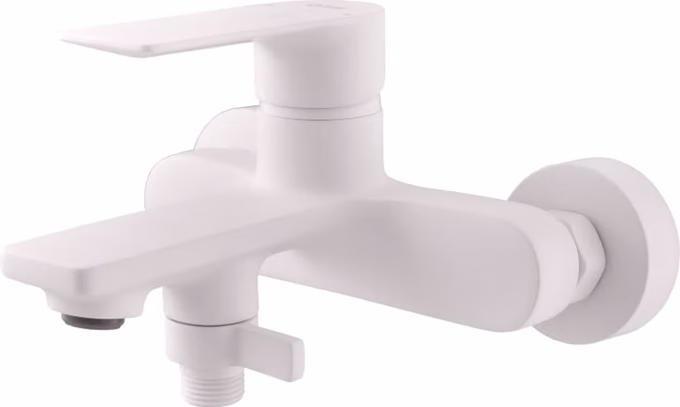 NIL - Miscelatore per bagno, Bianco - opaco NL154.5BMAT, RAV Slezák