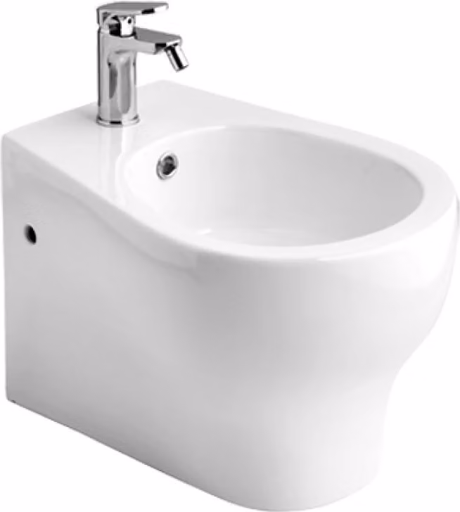 Bidet sospeso monoforo in Vetroceramica | Soave