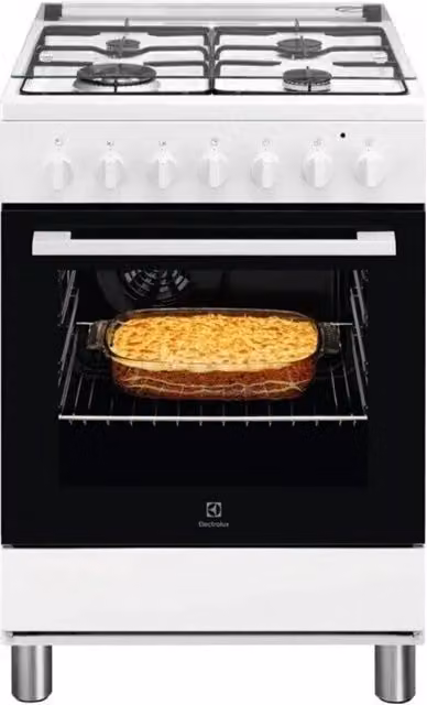 Electrolux LKK620000 LKK620000W Cucina A Gas Con Forno Elettrico Bianco