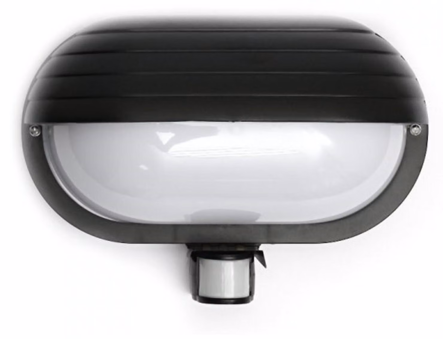 Ecolite WHST69-CR Apparecchio da parete per esterni NEPTUN 2 con sensore a 180°, IP44,