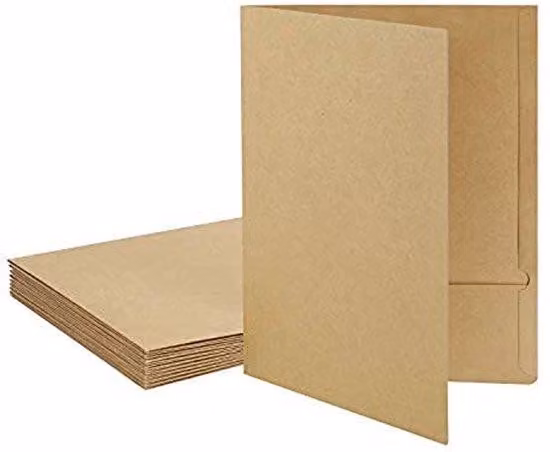 Set organizer A4 con raccoglitore ad anelli, 10 pezzi, carta da ufficio