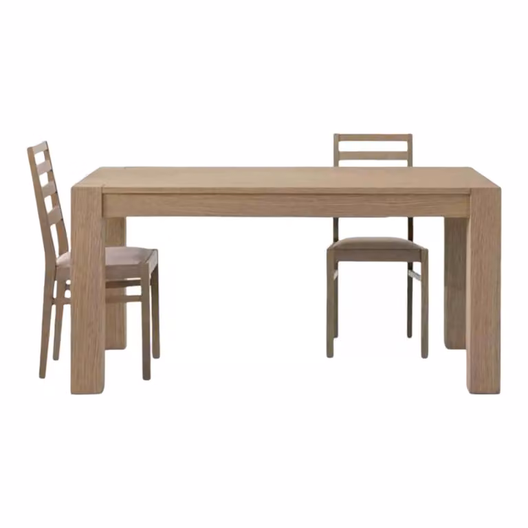 Tavolo allungabile moderno in legno di rovere color marrone Mobili 2G L: 160-260 cm, P: 90 cm