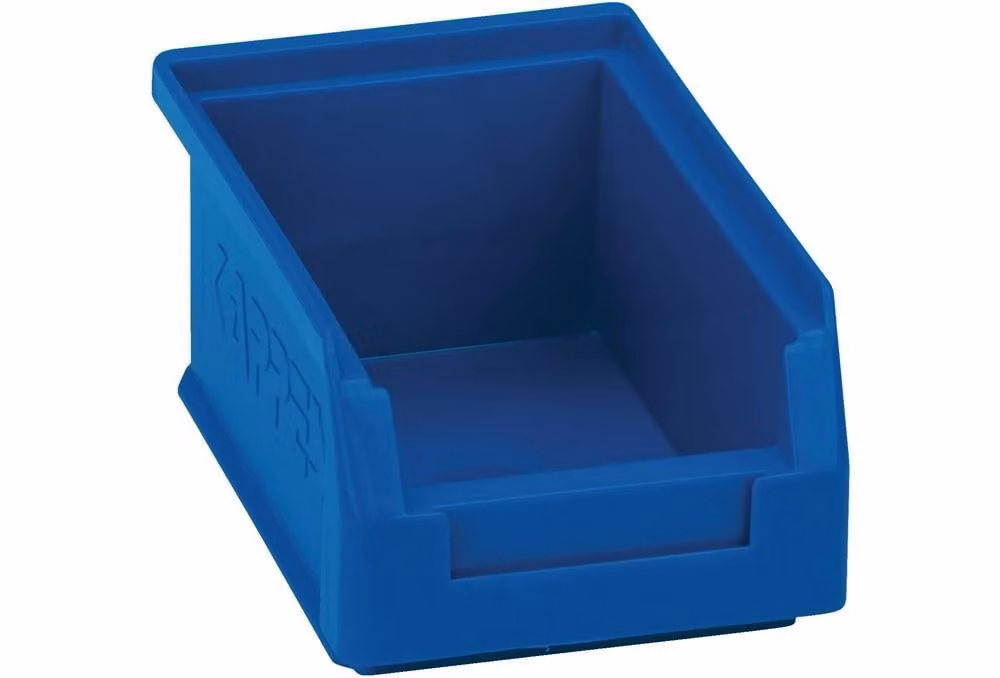 Contenitore aperto L160xL105xH75mm PE blu