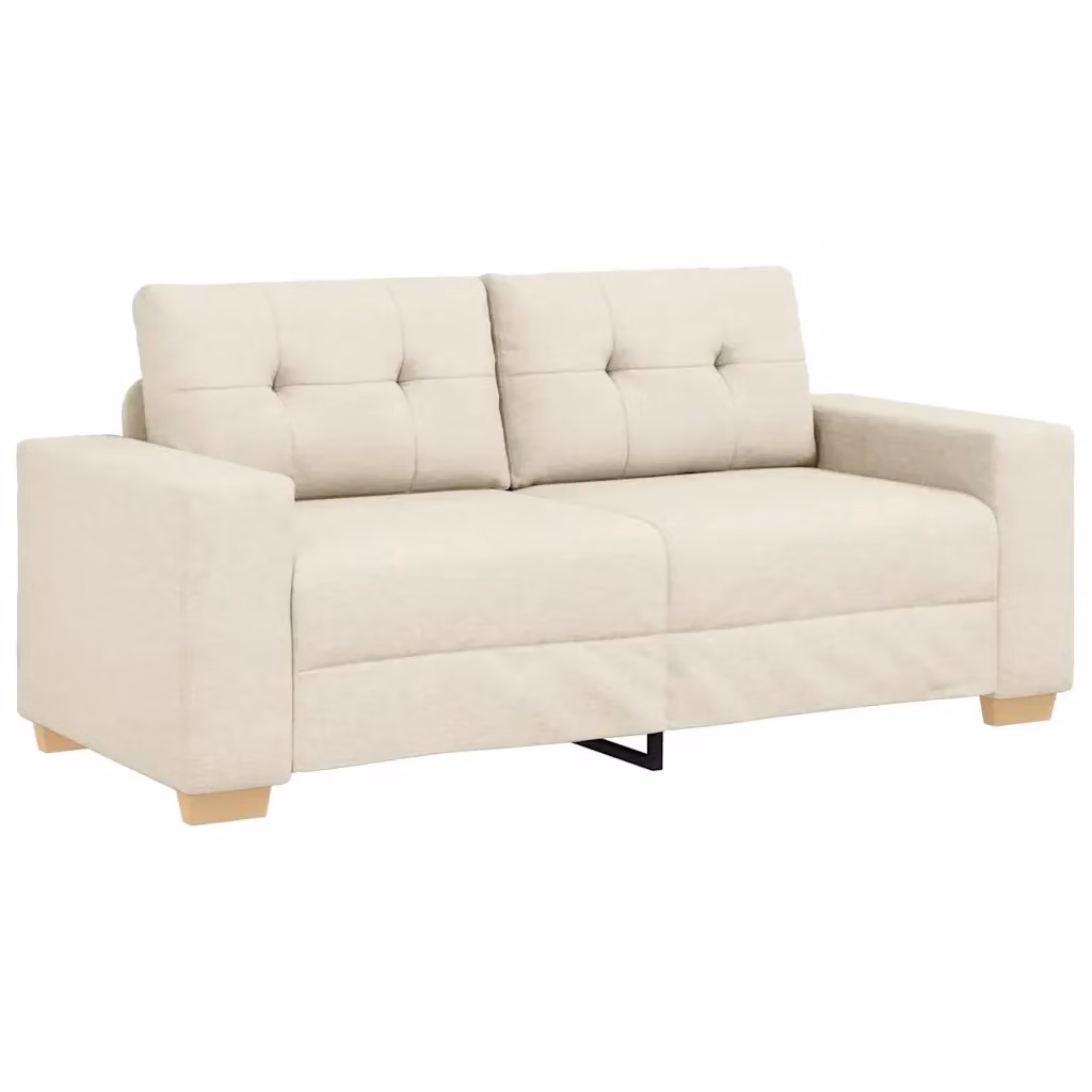 Divanetto moderno vidaXL in tessuto beige L/P/H: 180 x 77 x 82 cm – 2