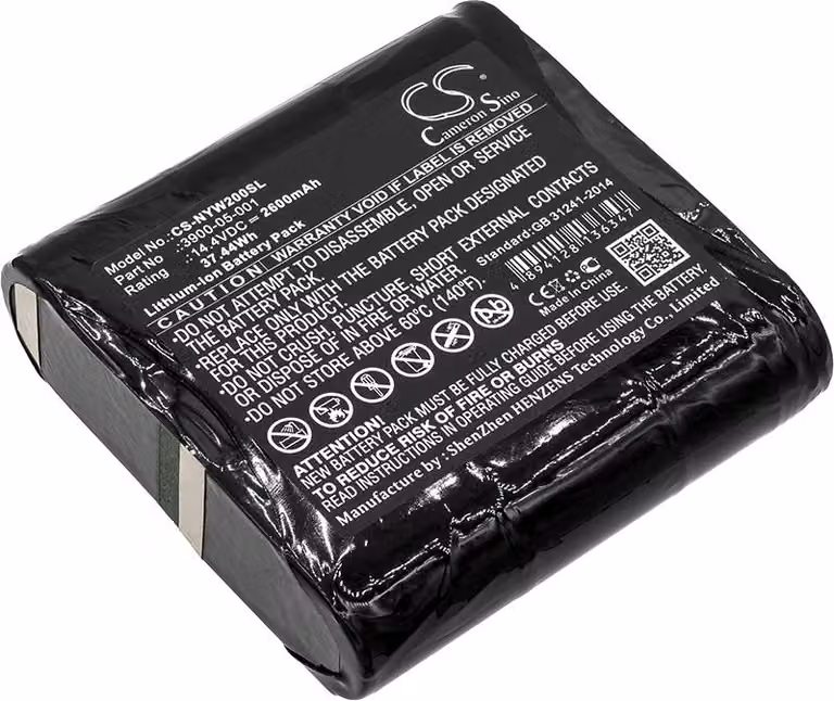 TECHTEK Batteria compatibile con [Noyes] W2003M sostituisce 3900-05-001