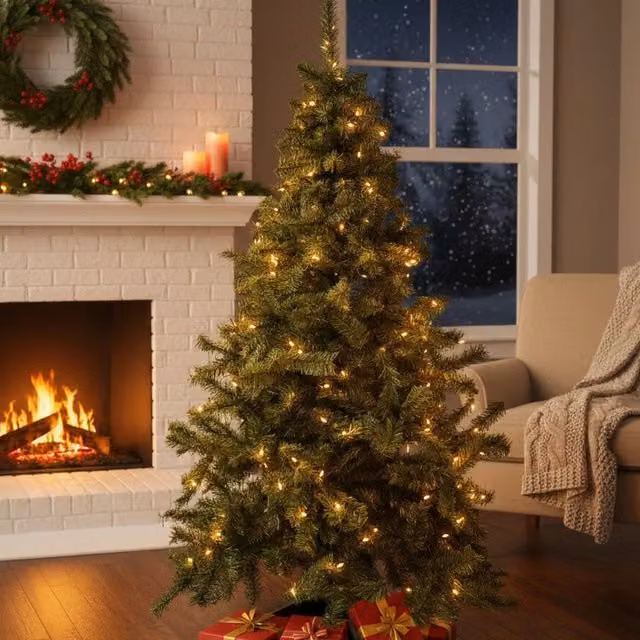 Albero di Natale DMORA Verde, Altezza: 180 cm