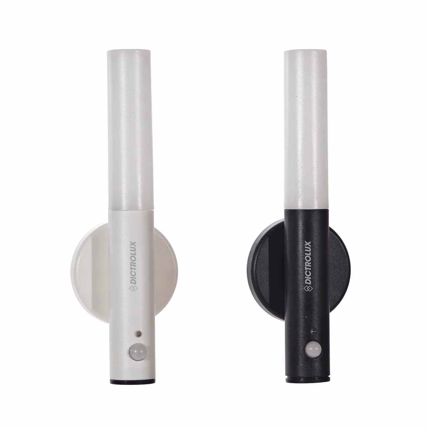 DICTROLUX Lampada LED Smartlight Ricaricabile con Sensore di Movimento, Luce Bianca Calda 3000K, 69 lm, Colore Bianco