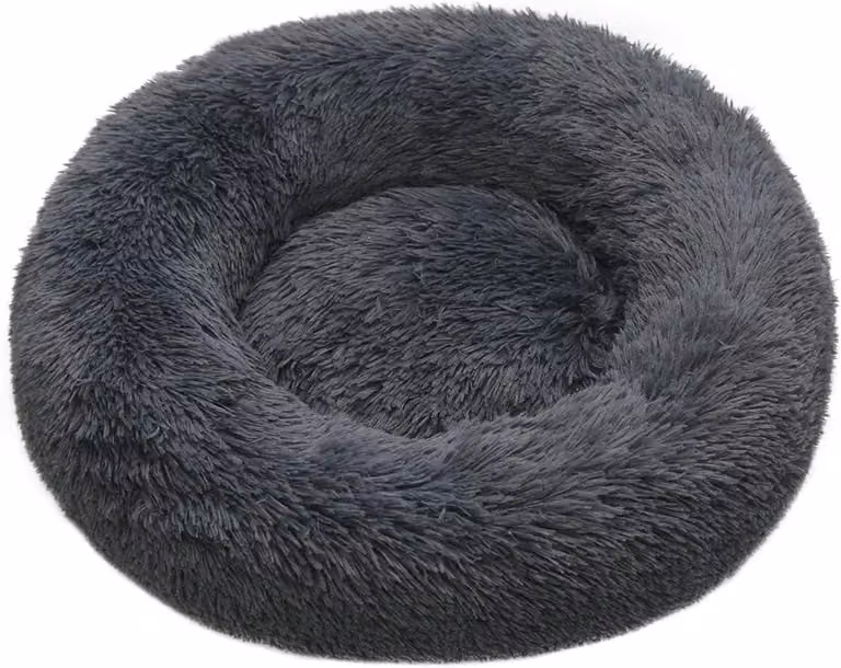 Cuccia rotonda per animali domestici, morbida e confortevole, con un diametro di 60 cm, adatta a cani e gatti di taglia media e grande