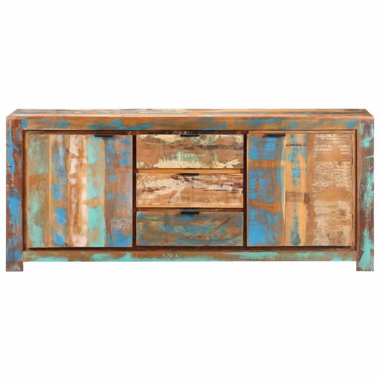 Credenza 175x40x75 cm in Legno Massello di Recupero
