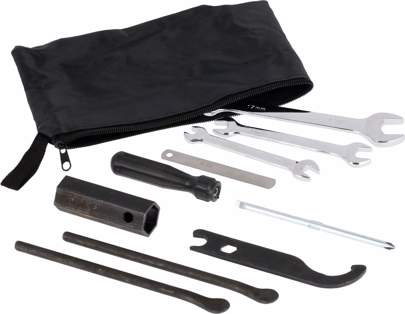 Set di strumenti, 10 pezzi per ciclomotore e moto