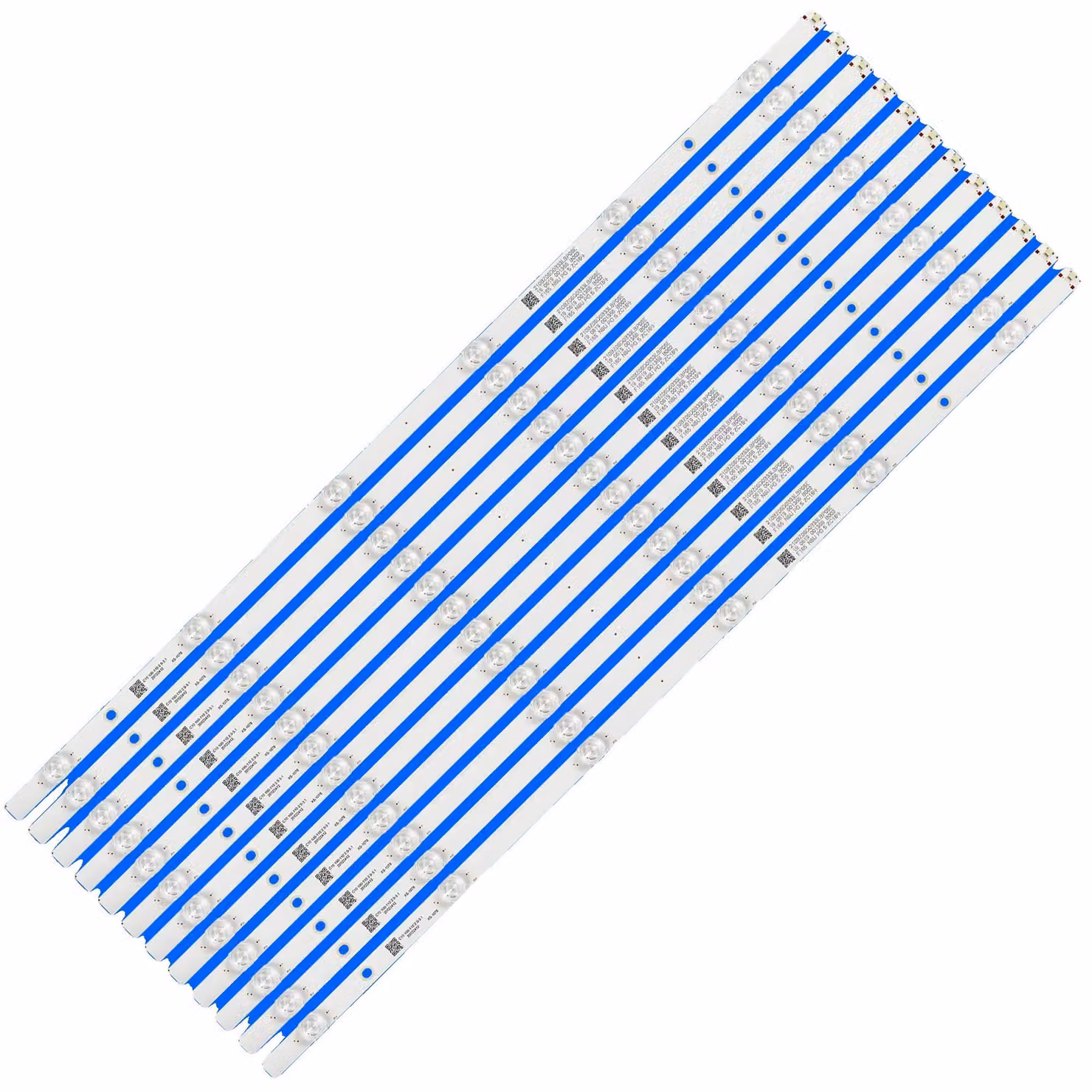 Striscia di retroilluminazione a LED, lunghezza 675 mm, 6 perline LED, tensione 3 V, compatibile con i modelli 65PUS6704, confezione da 12 pezzi