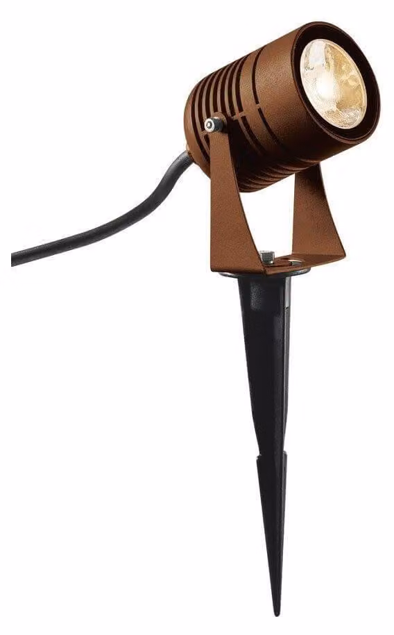 LED Spike Faretto da terra per esterni IP55 3000K 40° ruggine