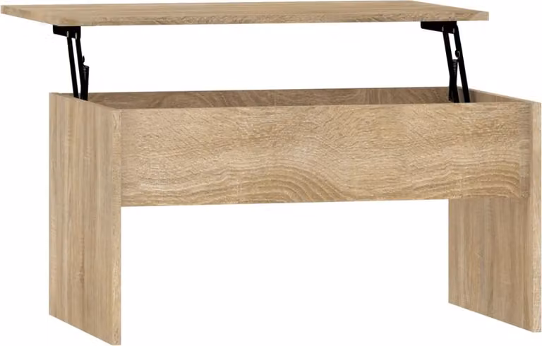 Tavolino Salotto Rovere Sonoma 80x50,5x41,5cm Legno Multistrato